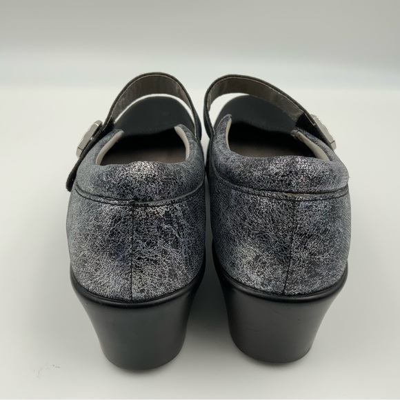 Alegria Maya Ice Ice Baby Mary Jane Style Mules. Black/Silver. Women’s Size 40. - Picture 7 of 9